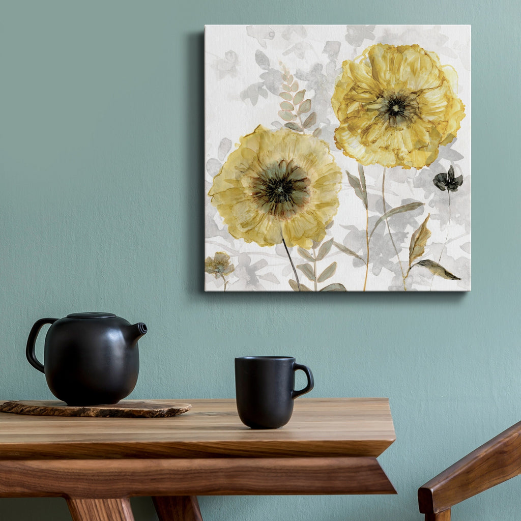 Transparent Gold Gallery Wrapped Canvas 10X10 F78417