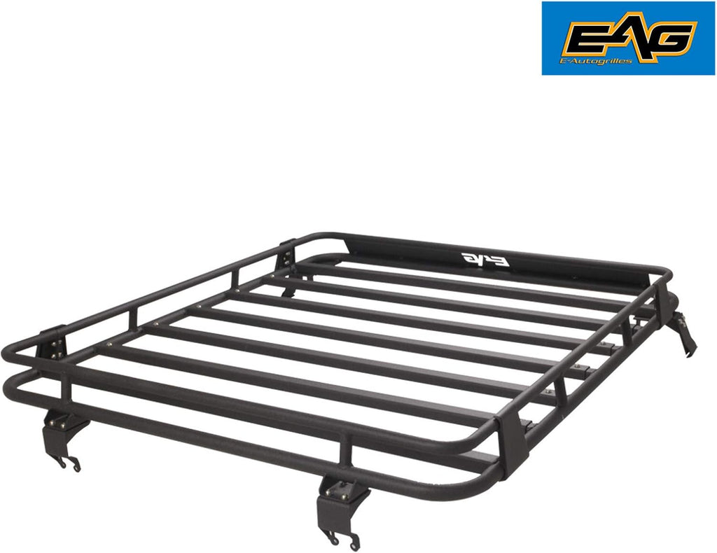 Black Steel Roof Cargo Basket Rack M80395
