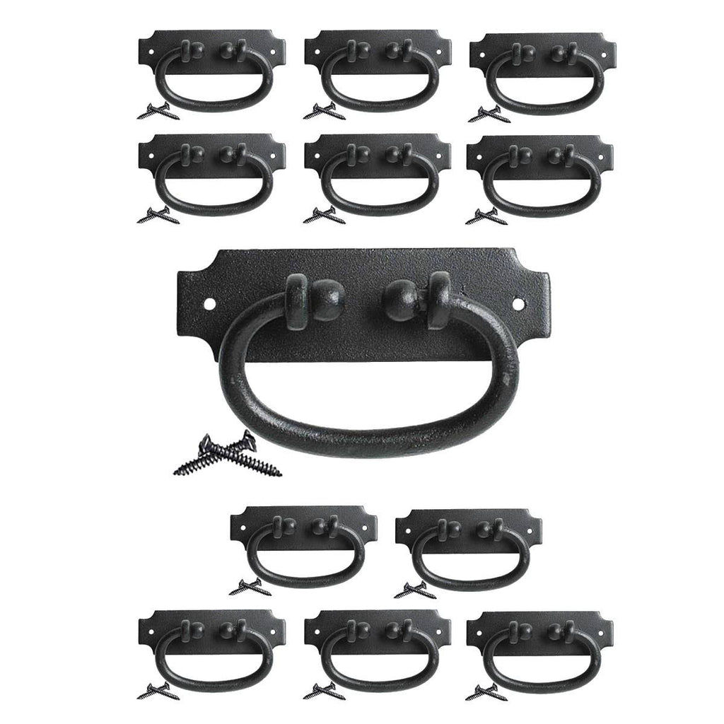 Black Wrought Iron Cabinet Pull H494615