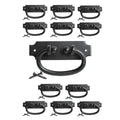 Black Wrought Iron Cabinet Pull H494615