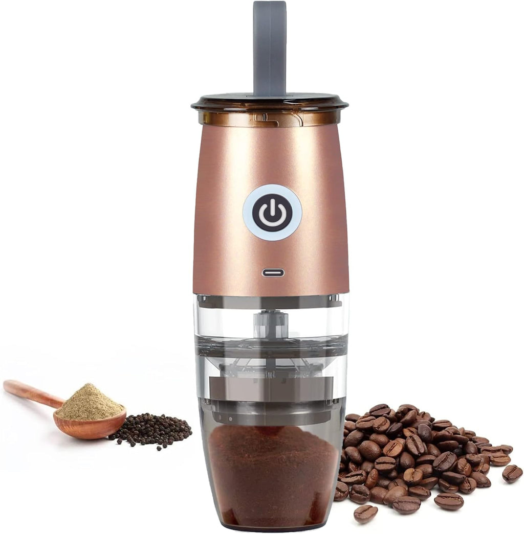 White Electric/Manual 2-in-1 Burr Coffee Grinder, Pack of 2 W42416