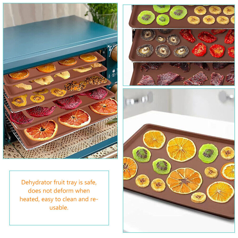 3pcs Portable Washable Food Dehydrator Pad Mesh L795070