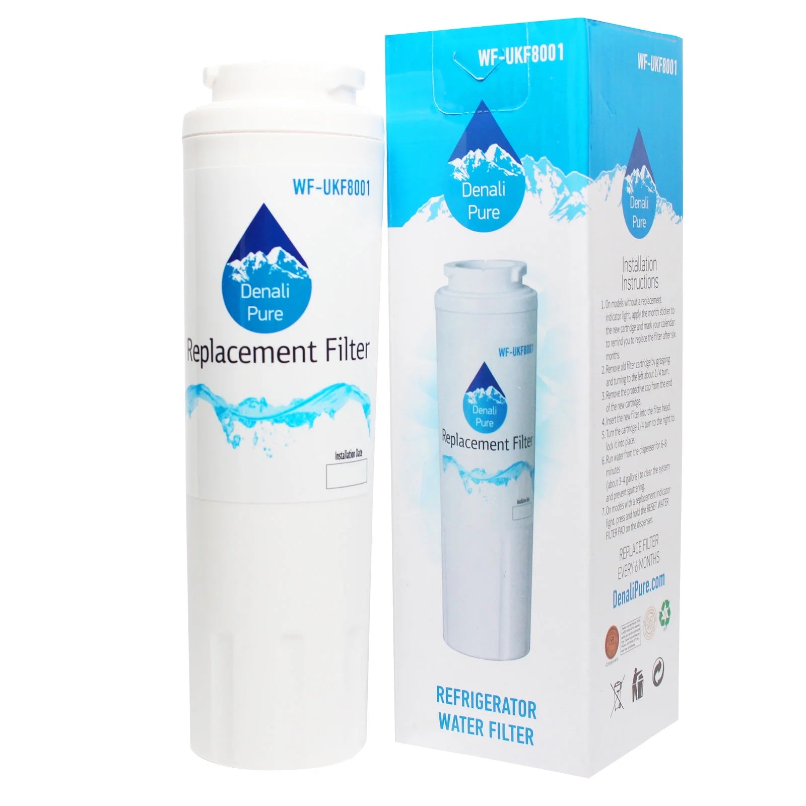 5-Pack Refrigerator Water Filter Cartridge K653