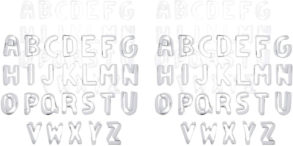 Stainless Steel Alphabet 26 PC Cutter Set A652617