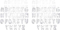 Stainless Steel Alphabet 26 PC Cutter Set A652617