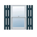 Midnight Blue Vinyl Board and Batten Shutters Pair V777265