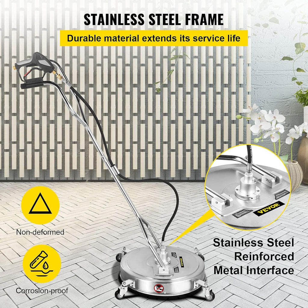 24" Stainless Steel Surface Cleaner with 3 Nozzles B735862