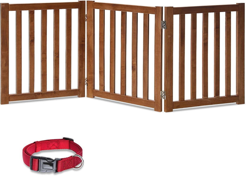 Oak Wood Foldable Pet Gate O7125