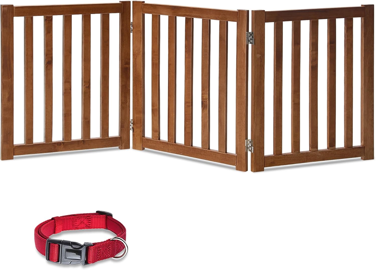 Oak Wood Foldable Pet Gate O7125