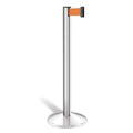 Orange Retractable Belt Stanchion, 7 ft. Y500