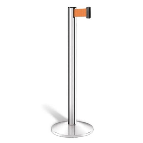 Orange Retractable Belt Stanchion, 7 ft. Y500