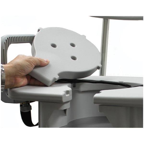 Sliding Transfer Bench with Cut-Out Swivel Seat S212362
