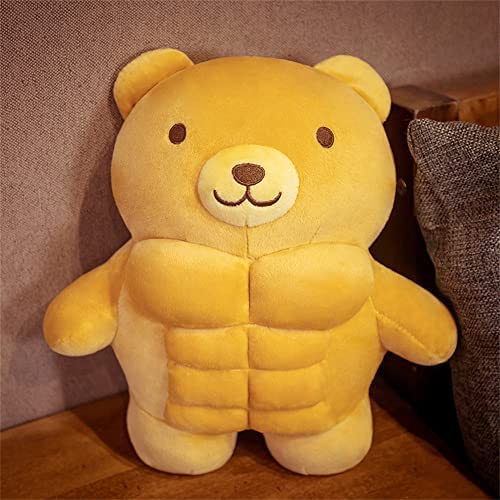 Cartoon Muscle Bear Plush Teddy Bear Large Doll O9517