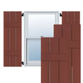 12x22W x 74x22H Exterior Real Wood Pine Board-n-Batten Shutters O30788