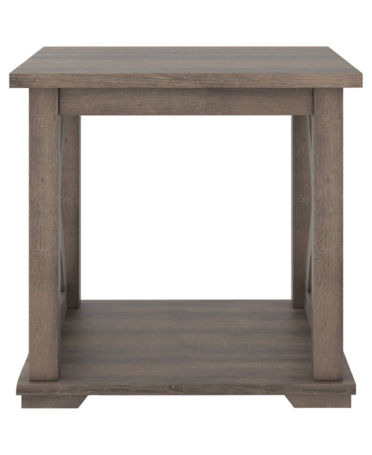 Gray Square End Table C18613