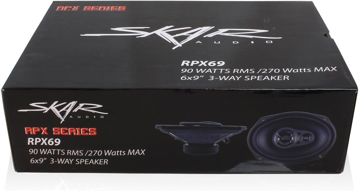 3-Way Coaxial Speakers Pair Pack of 2 X1557