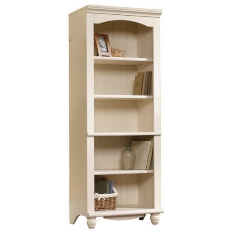 Antiqued White Library Bookcase T75613
