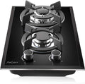12 Inch 2 Burner Drop-In Gas Cooktop with Thermocouple Protection S92809