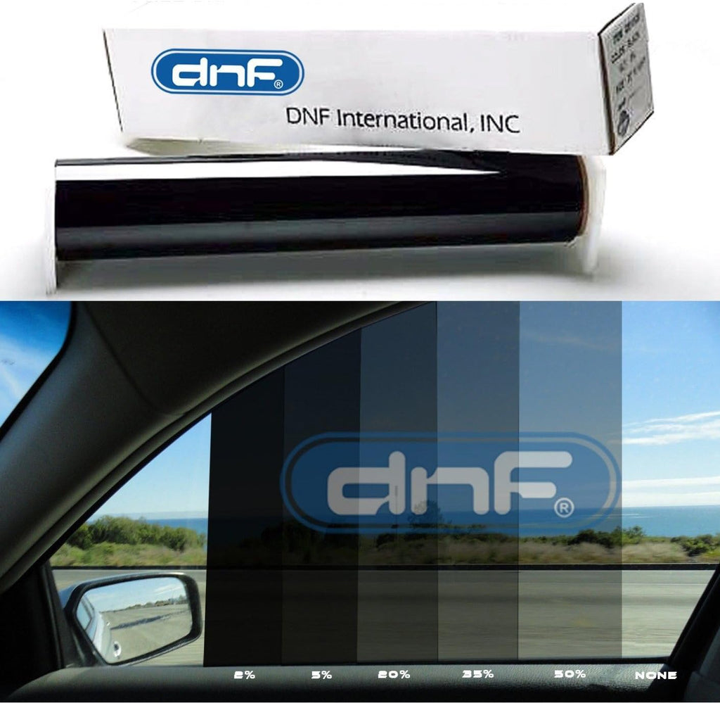 Black 5% 24" X 100 Feet Window Tint Film with Tri-Edge Squeegee G64352