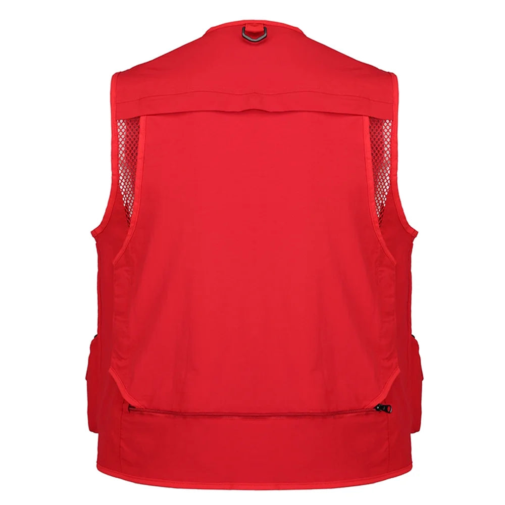 Fishing Photography Mesh Vest Multi Pockets Quick Dry E303596