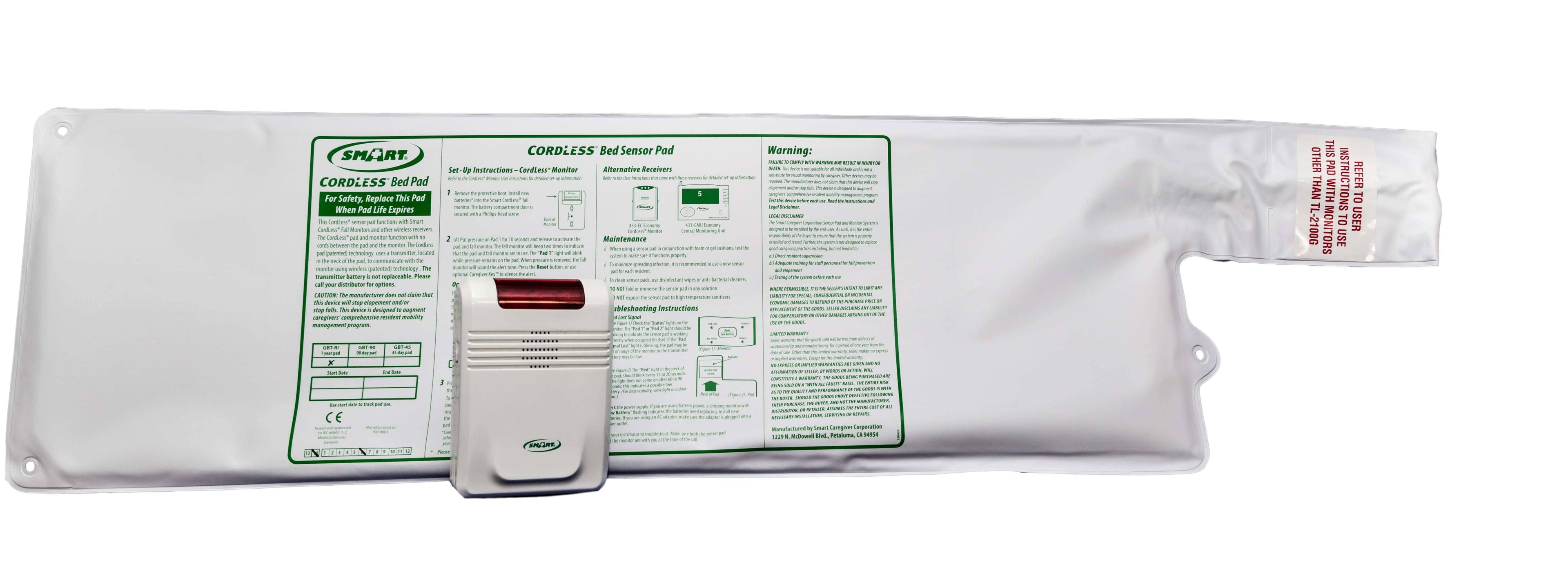 Economy Fall Alarm and Bed Pad System P432