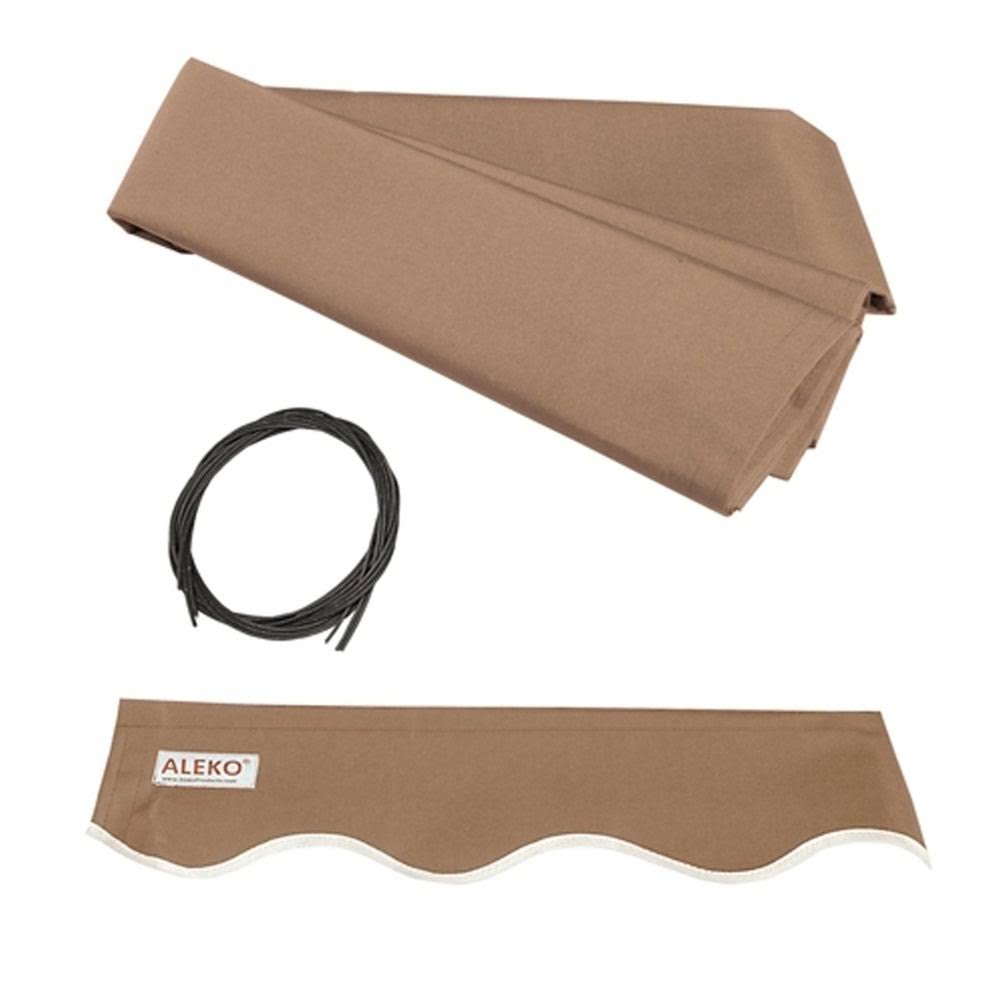 Motorized Retractable Black Frame Patio Awning 20 x 10 Feet C589613