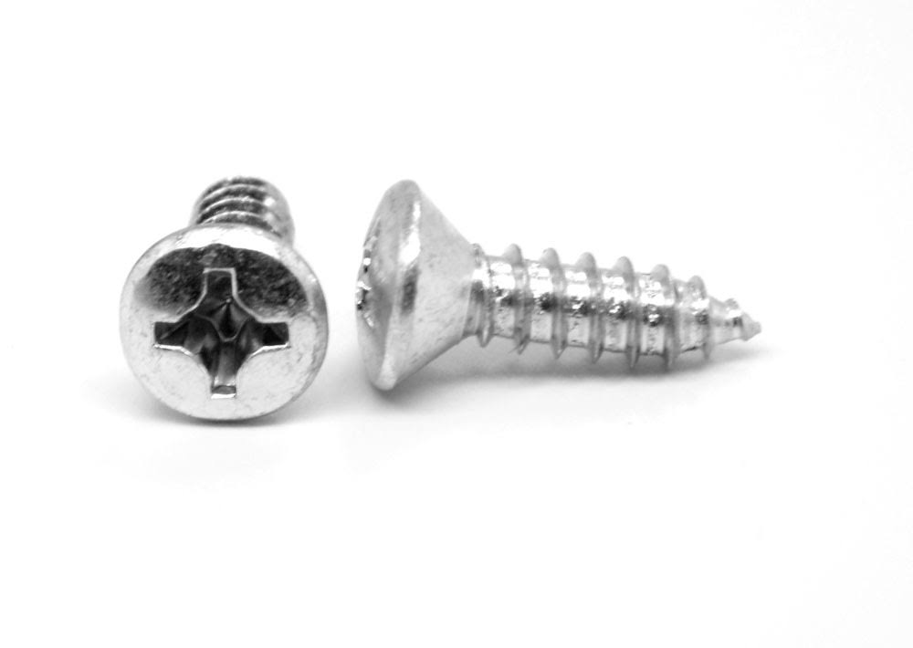 #8-18 x 1/2 Sheet Metal Screw Phillips Oval Low Carbon Steel Zinc Plated T920845