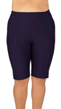 Navy Plus-Size Long Swim Shorts 2X J70676