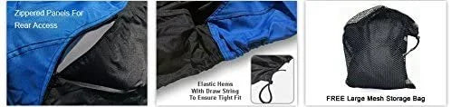 Blue/Black All Weather Jet Ski Cover with Storage Bag J1536
