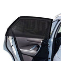 2Pack Large Size 42" to 53" Car Window Sunshades with Breathable Mesh Side Window Screen E80743