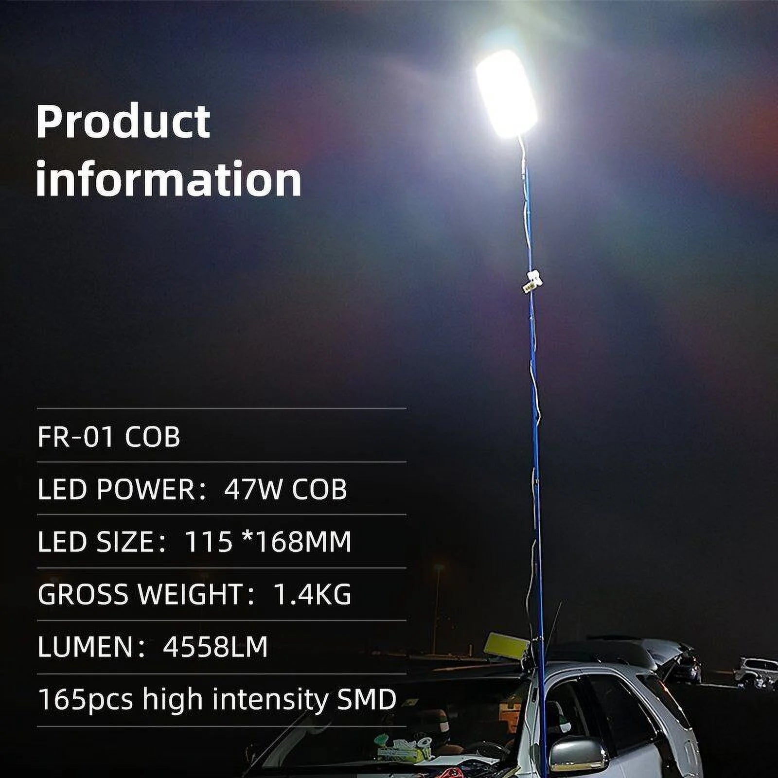 Portable Telescopic LED Camping Lantern N976651