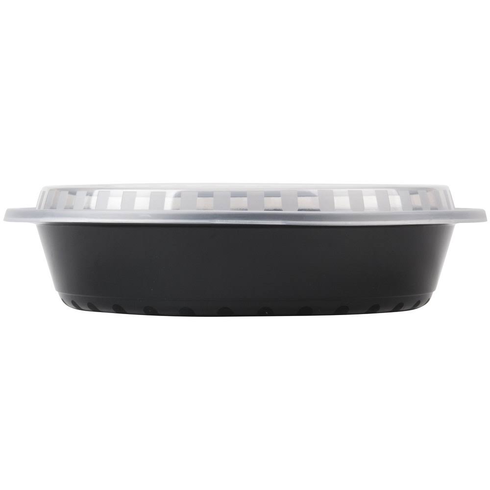 Black Plastic Combo Container 150 per Case B32191