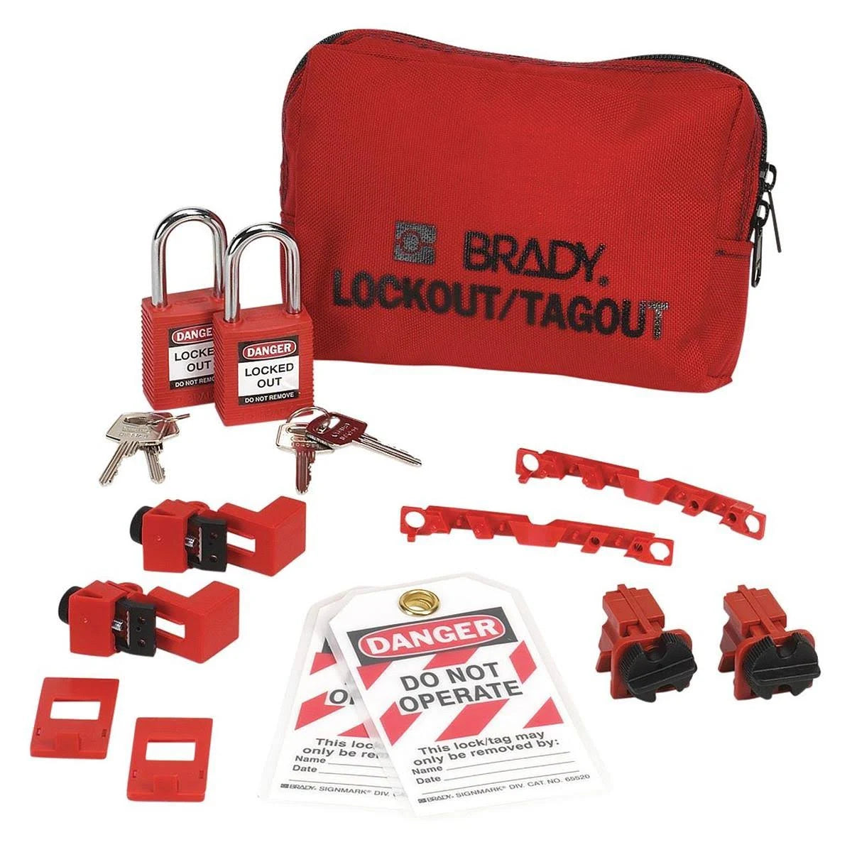 Portable Lockout Kit, Pouch, Electrical, 13 Z436785
