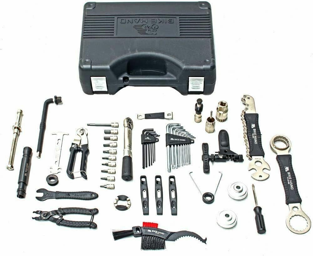 Bicycle Repair Tool Kit with Torque Wrench in Storage Case I150