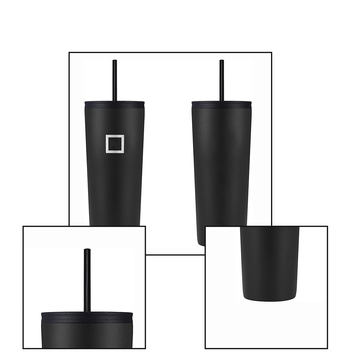24 Oz Vacuum Insulated Stainless Steel Bottle D75583