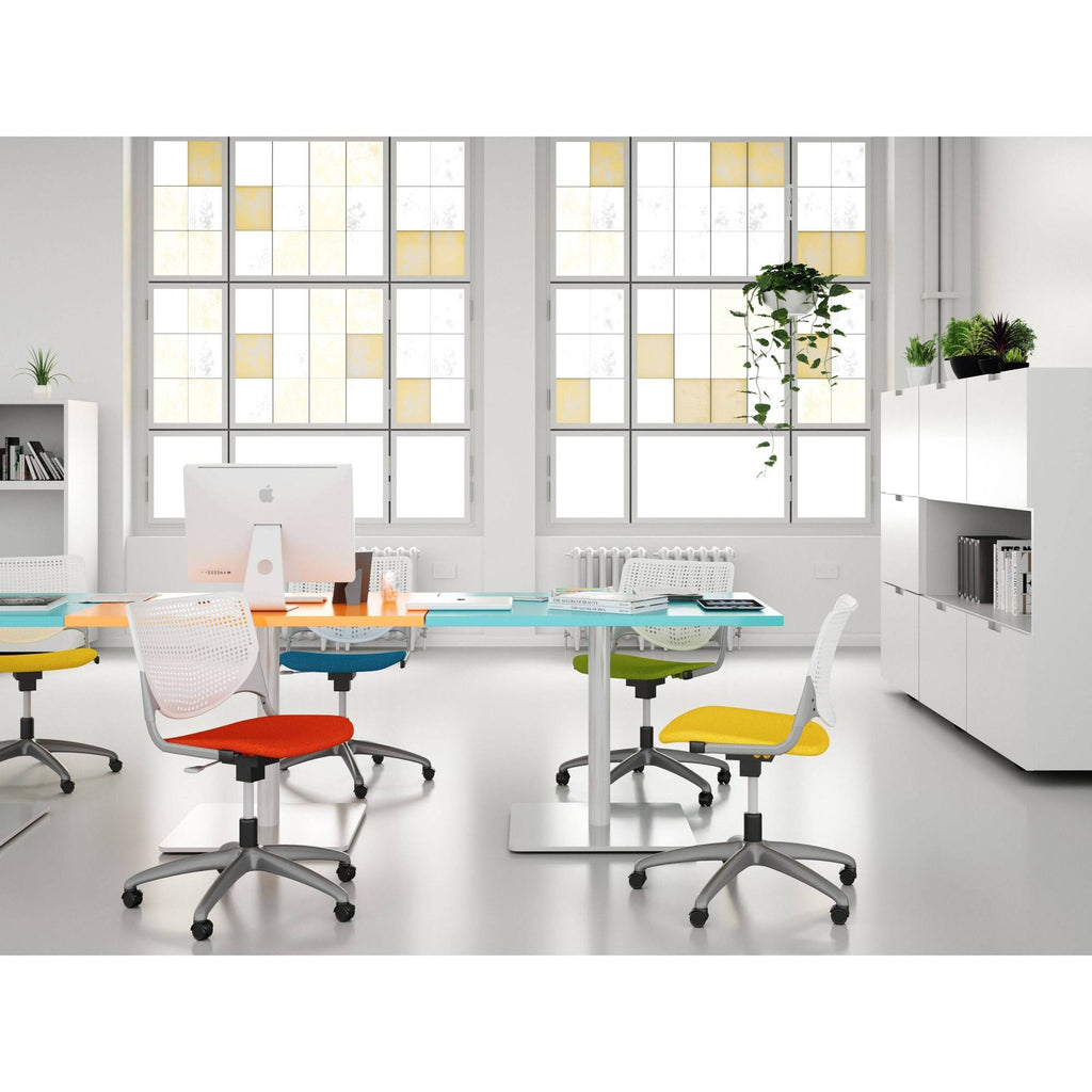 Navy White Poly Task Chair N6226