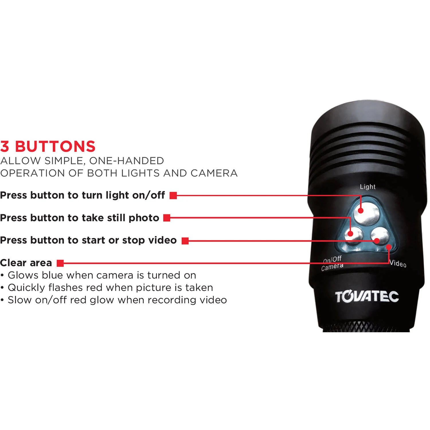 Underwater Camera Dive Light J1136