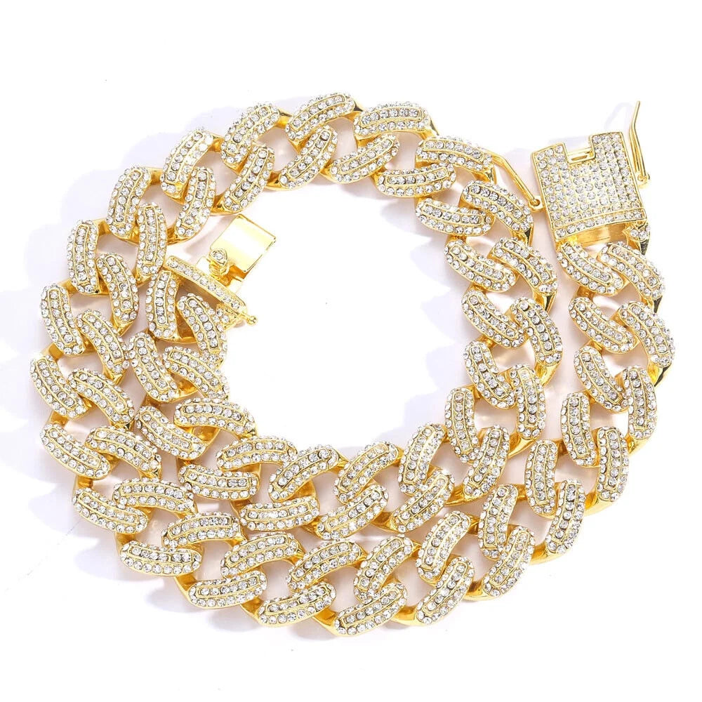 19mm Cuban Chain Necklace M404