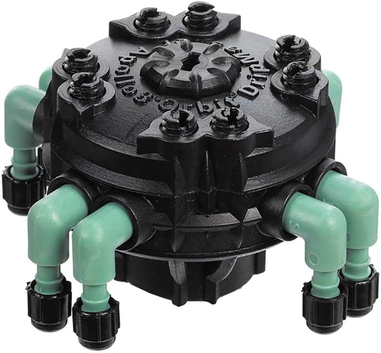20 Pack 8-Port Drip Irrigation Manifold for 1/4 Inch Tube U35563