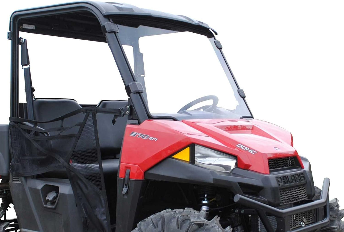 Full Windshield for Polaris Ranger Midsize 570 / Crew, 1/4" Thick Clear Scratch Resistant Polycarbonate S235