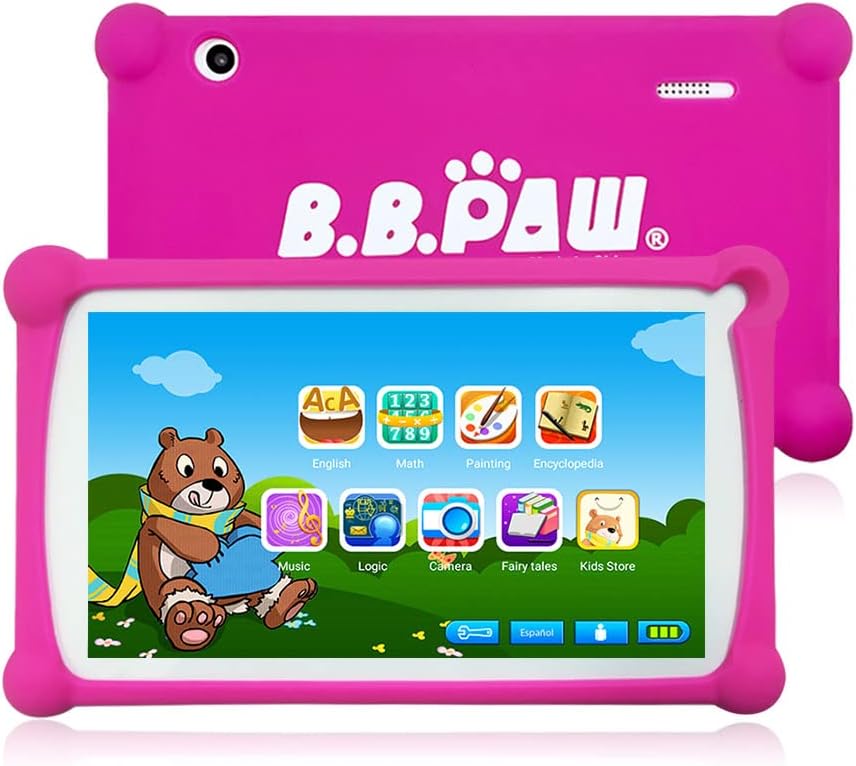 Blue 7 inch 16GB WiFi Kids Tablet with Protective Case Z4630