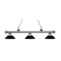 Antique Silver 3 Light Billiard Light A5512