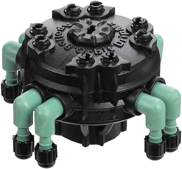 20 Pack 8-Port Drip Irrigation Manifold for 1/4 Inch Tube U35563