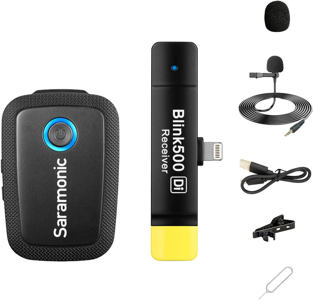 2.4GHz Wireless Lavalier Microphone System with USB-C Receiver P746103