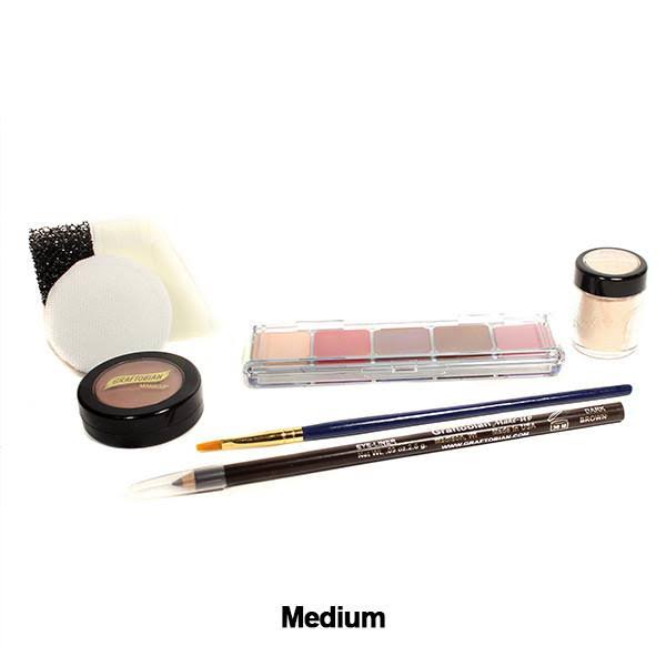 Deluxe Student Theatrical Makeup Kit Dark/Ebony R312