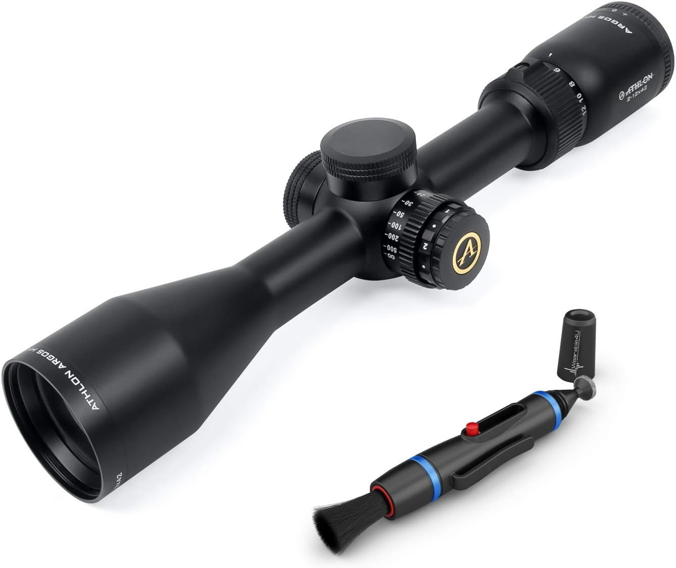 Athlon Argos HMR Riflescope with Lens Cleaning Pen Bundle O909