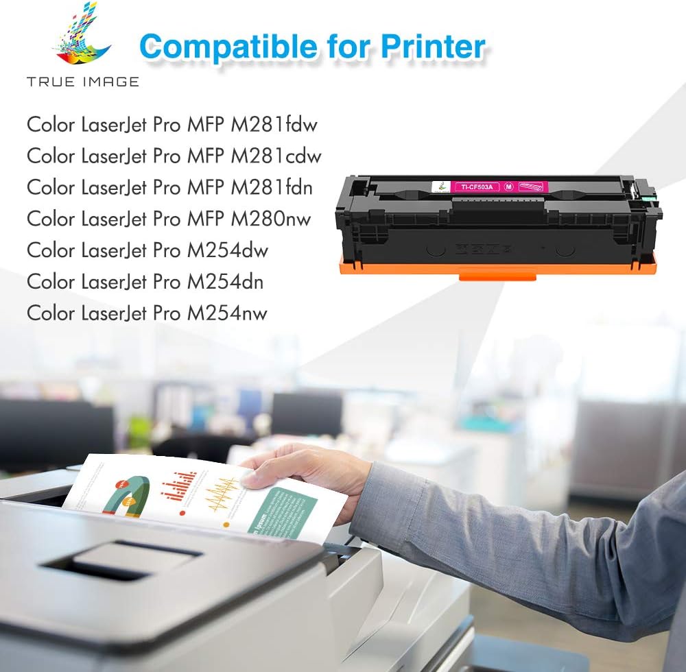 5-Pack Toner Cartridge for HP 202A CF500A O144536