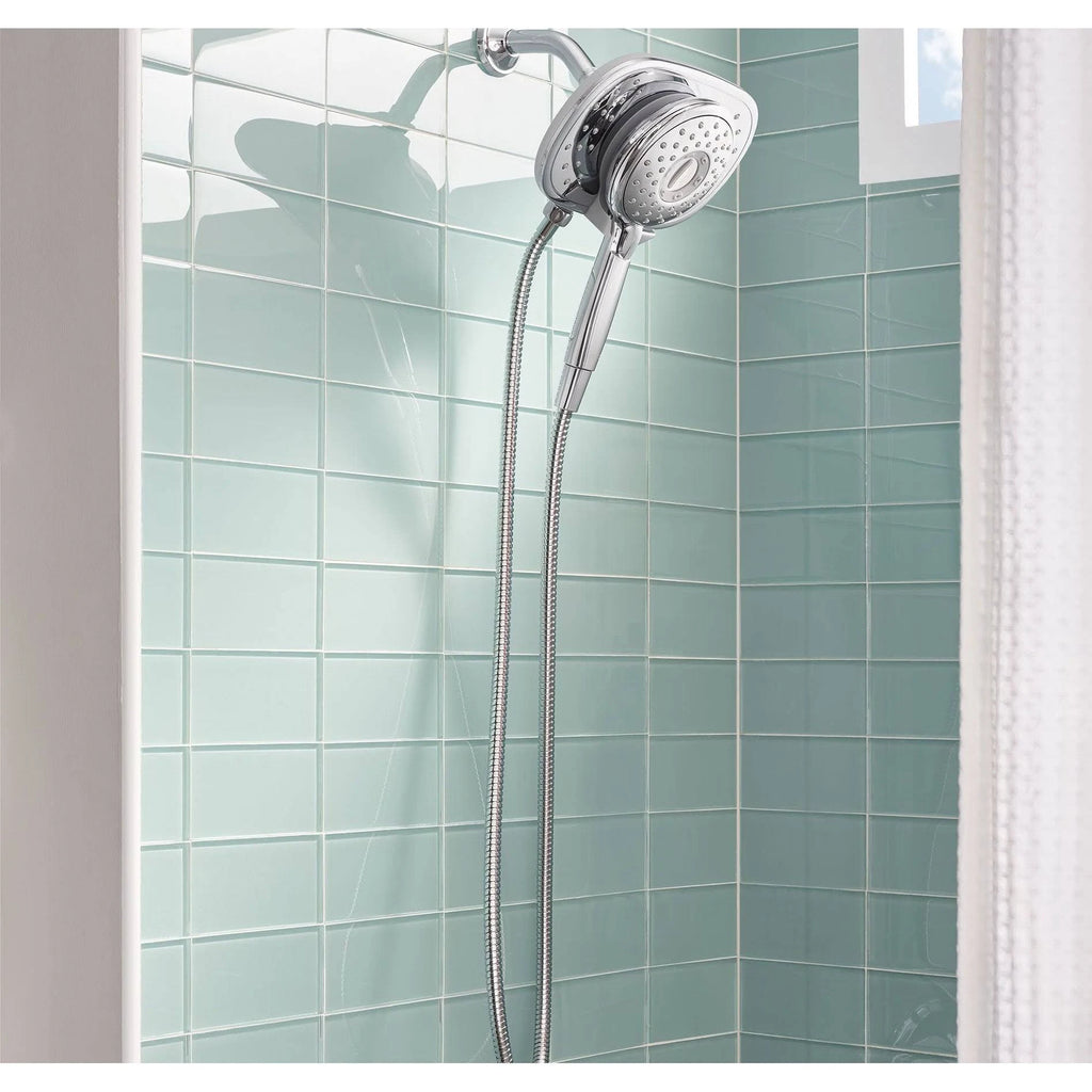 Brushed Nickel 2-in-1 Multi Function Shower Head Z670429
