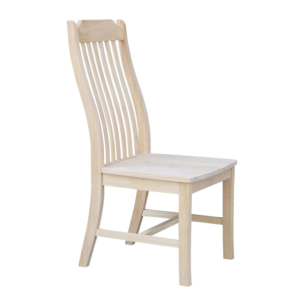 Set of 2 Steambent Mission Chair Unfinished Y527