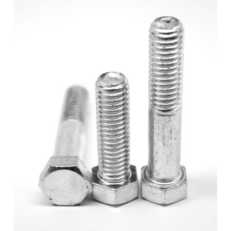 M10 x 1.50 x 130 mm Coarse Thread DIN 931 Class 8.8 Hex Cap Screw Medium Carbon Steel Zinc Plated Pk 50 Y1470